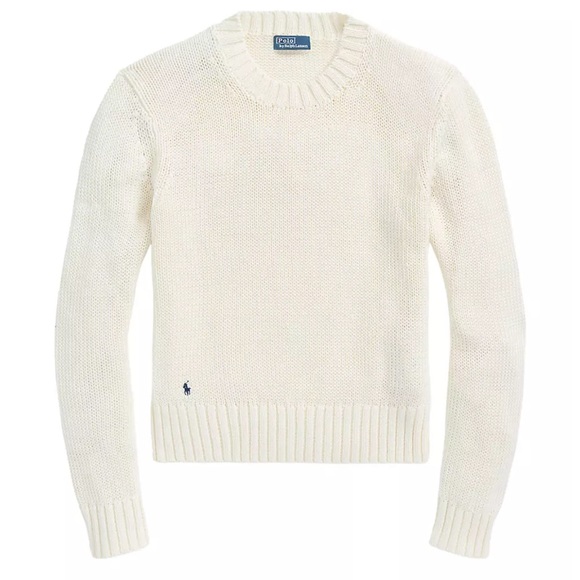 Polo Ralph Lauren Cotton Shaker-Stitch Sweater New With Tags (NWT) size Small - Picture 2 of 8